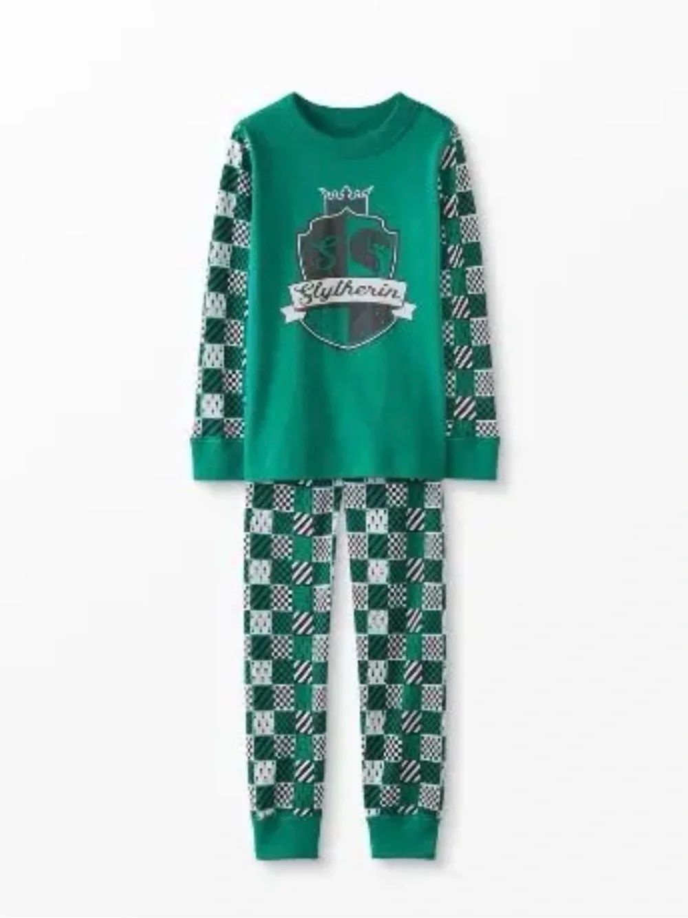 Hanna Andersson Harry Potter Slytherin Green Pajama Set Sz 120cm